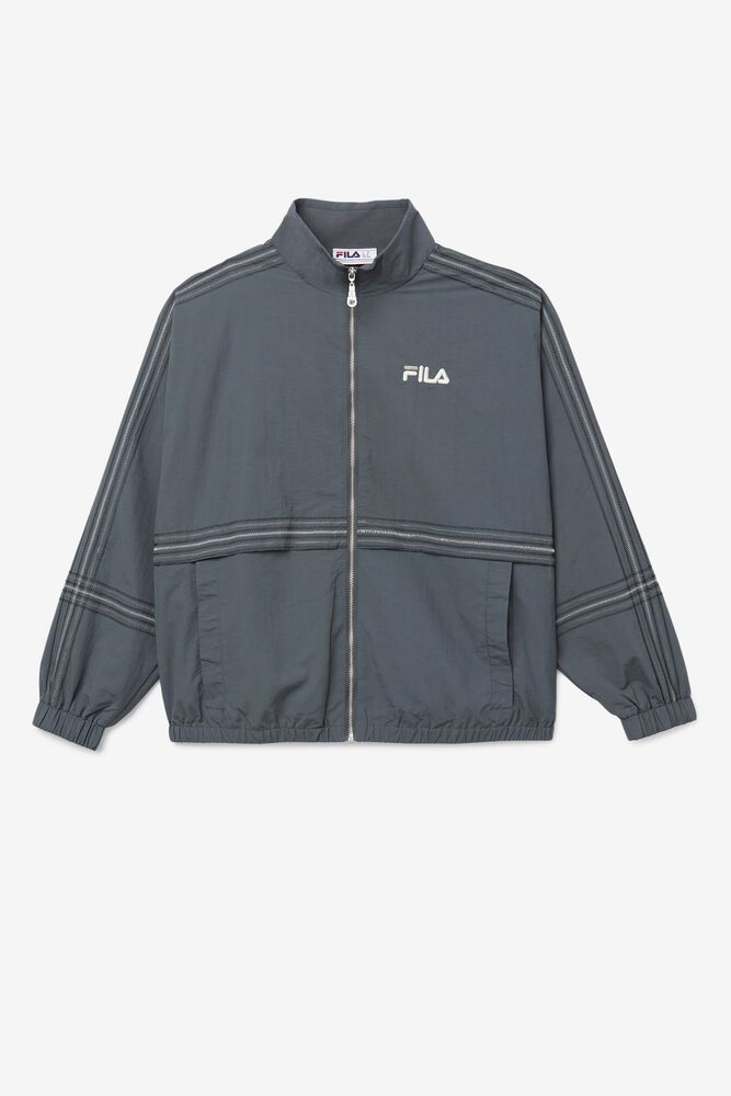 Fila Allen Wind Grey Jacket Mens - NZ 49205-VLCM